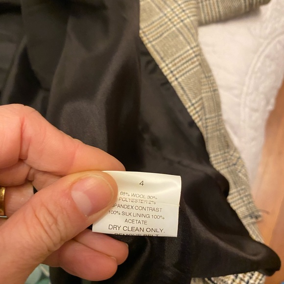 Poleci tweed trench style coat. 100% silk lining. Perfect condition - Picture 3 of 10